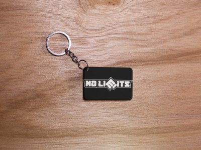 No Limits - Black -Designable Dialogues Keychain (Combo Set Of 2)