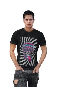 Scary tees printed black T-shirts - Men's stylish clothing - Cool tees for boys