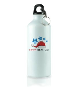 Where's Santa?: Best Designer Sipper Bottle by (brand) Unique Gift For Kids