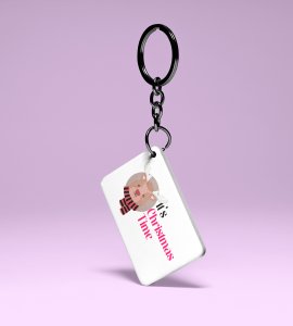 Christmas Arrives : Funny Designed Key Chain byBest Gift For Boys Girls