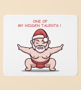 Sumo Santa : Cute Designer Mouse Pad by Best Gift For Office Secret Santa