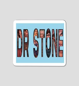 Bold Text Anime Collage Printed Mousepad