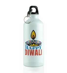 Diwali Lights Inspired Festive Thirsty Lights Aluminium Printed Sipper Bottle 600ml